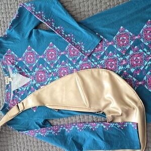 Hatley Morrocan Long Sleeve Notch Neck Dress